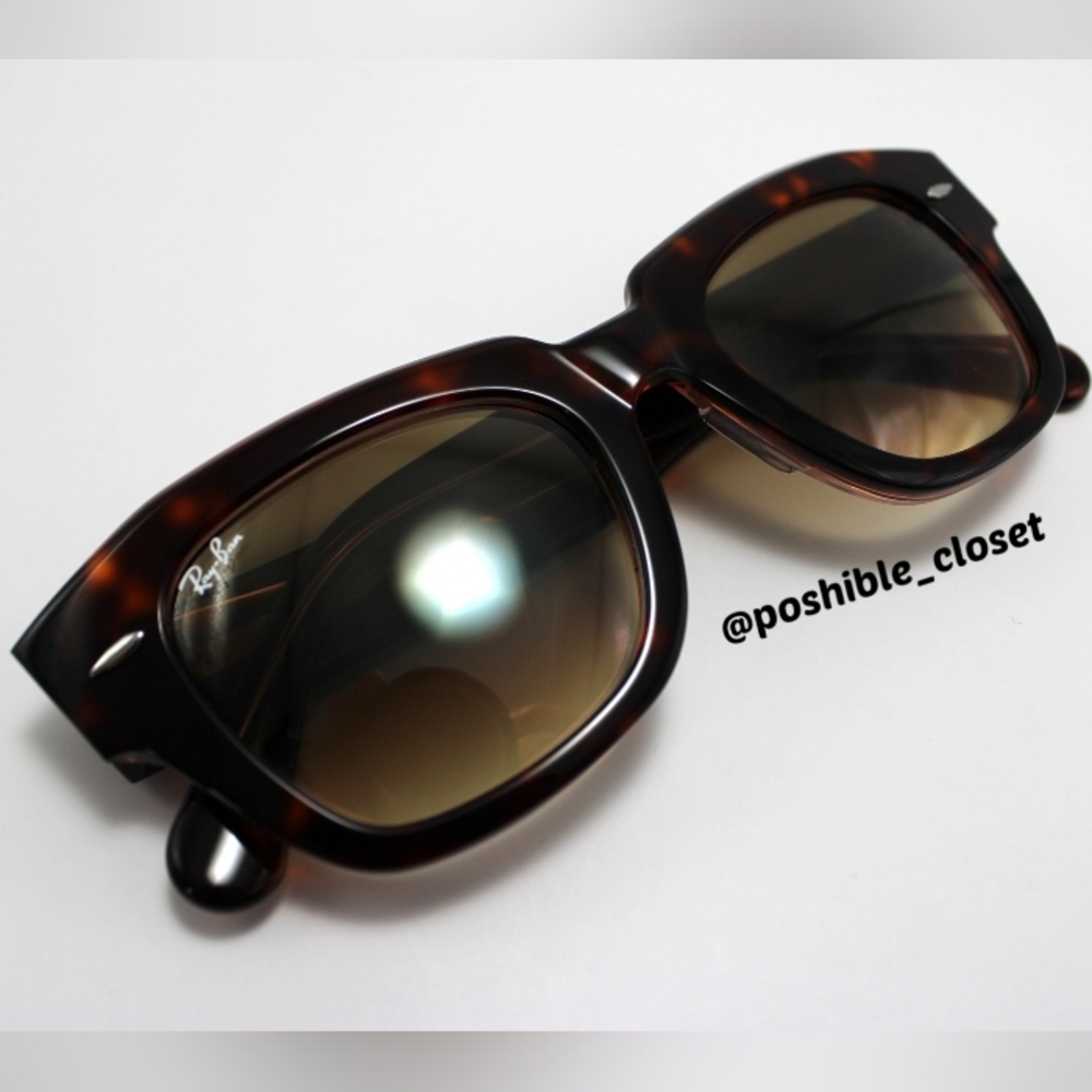 RayBan Model Display RB2186 State Street Gradient Brown Tortoise - Picture 6 of 17